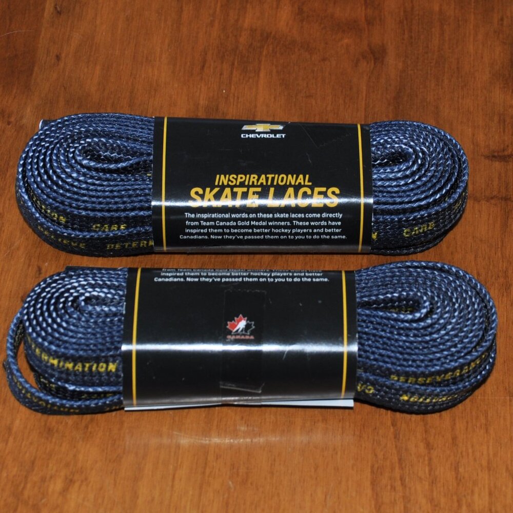 Team Canada Chevy Power Play Gear Inspiration Skate Laces NEW